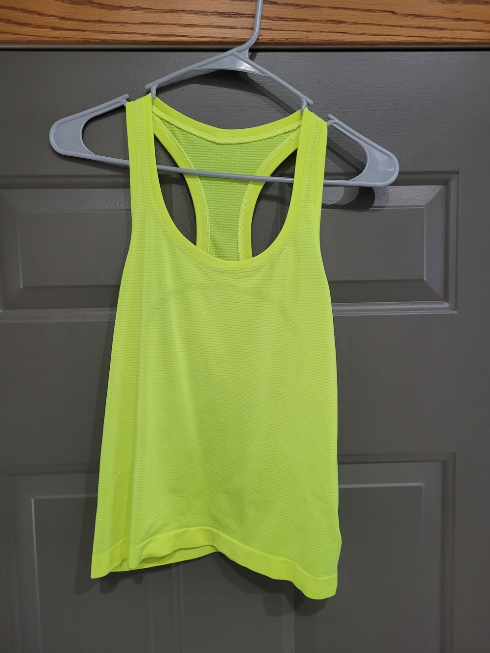 lululemon athletica Neon Yellow Racerback Tank